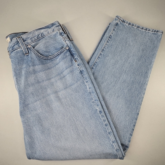 NWT Madewell The Perfect Vintage Straight High Rise Jeans Size 33 - Picture 4 of 15